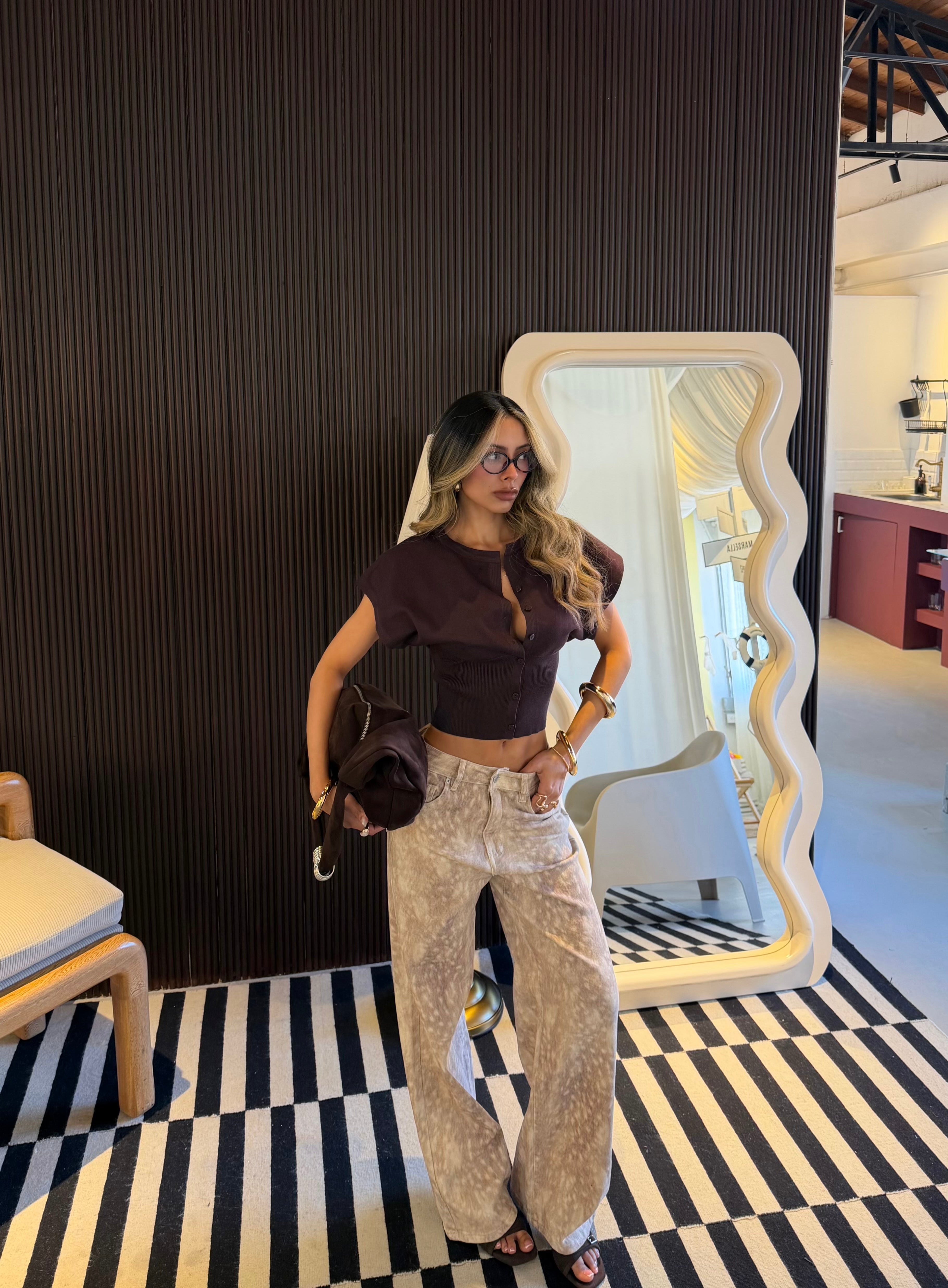 BLUSA VIENA CAFE 5073