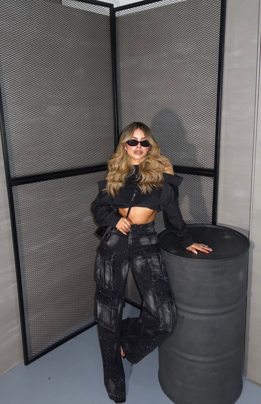 PANTALON WIDE CARGO C43