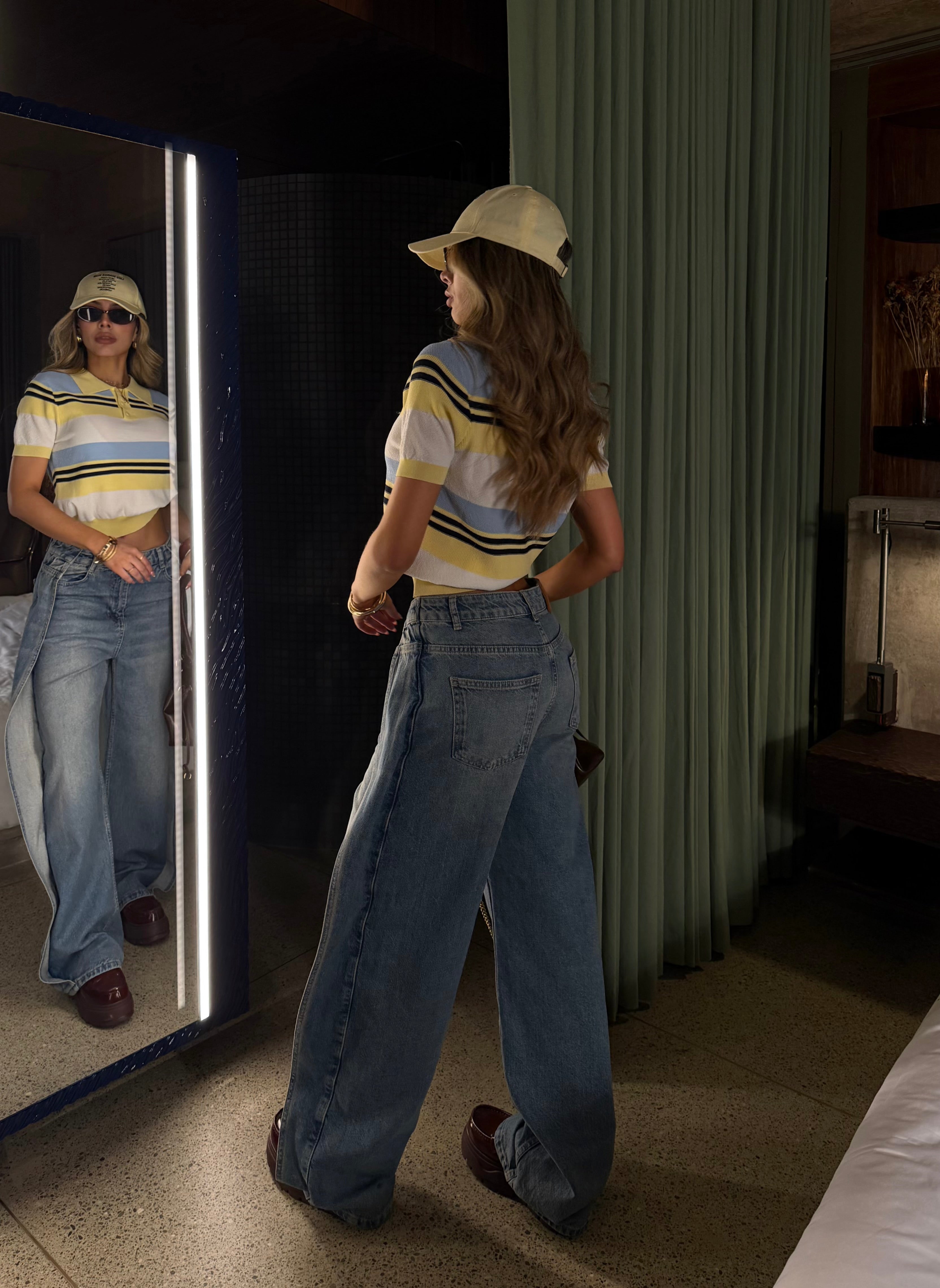 PANTALON WIDE LEG CLARO 3611