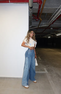 JEAN CEL WIDE LEG 9579