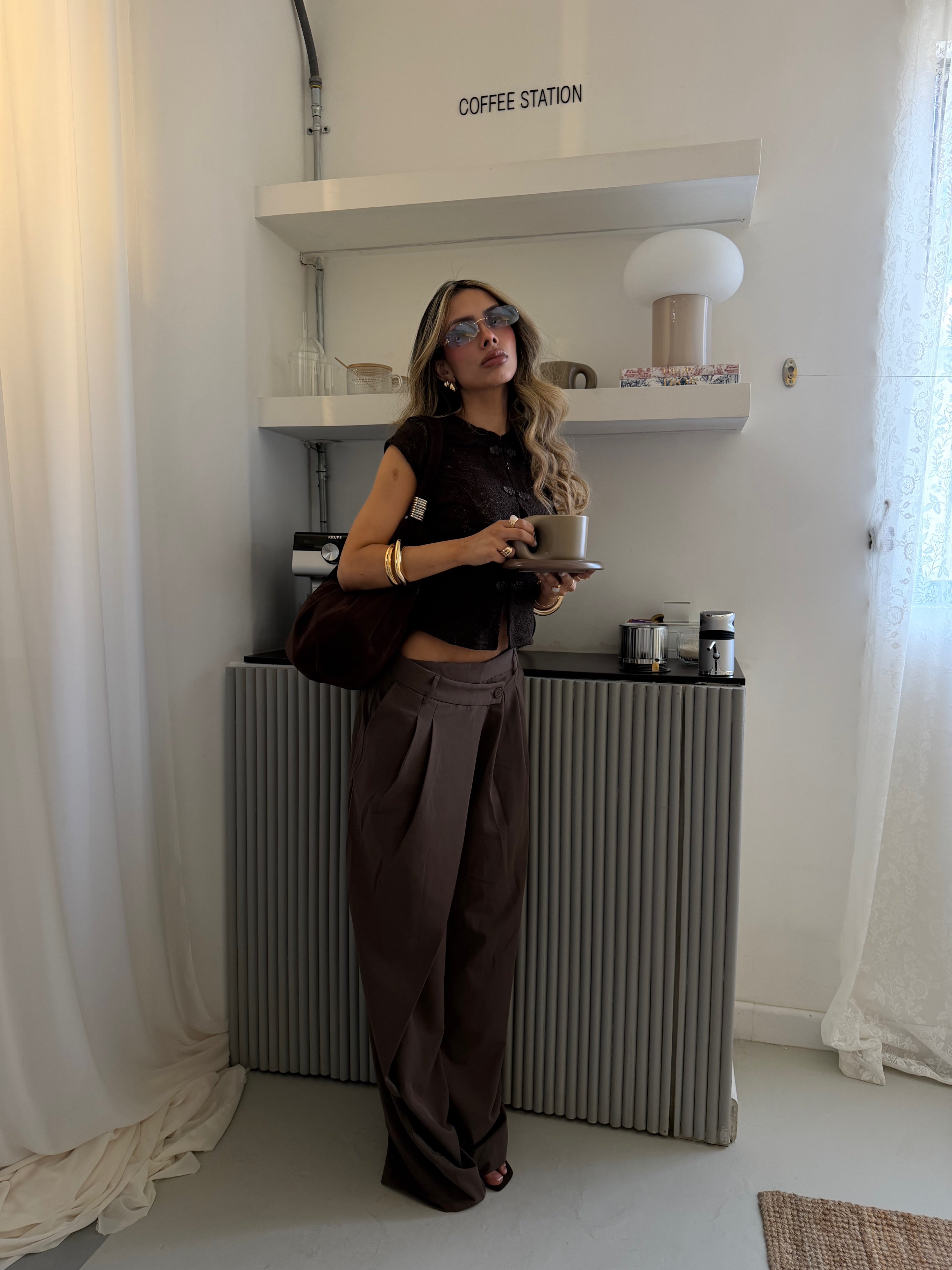 PANTALON CAFE 1347