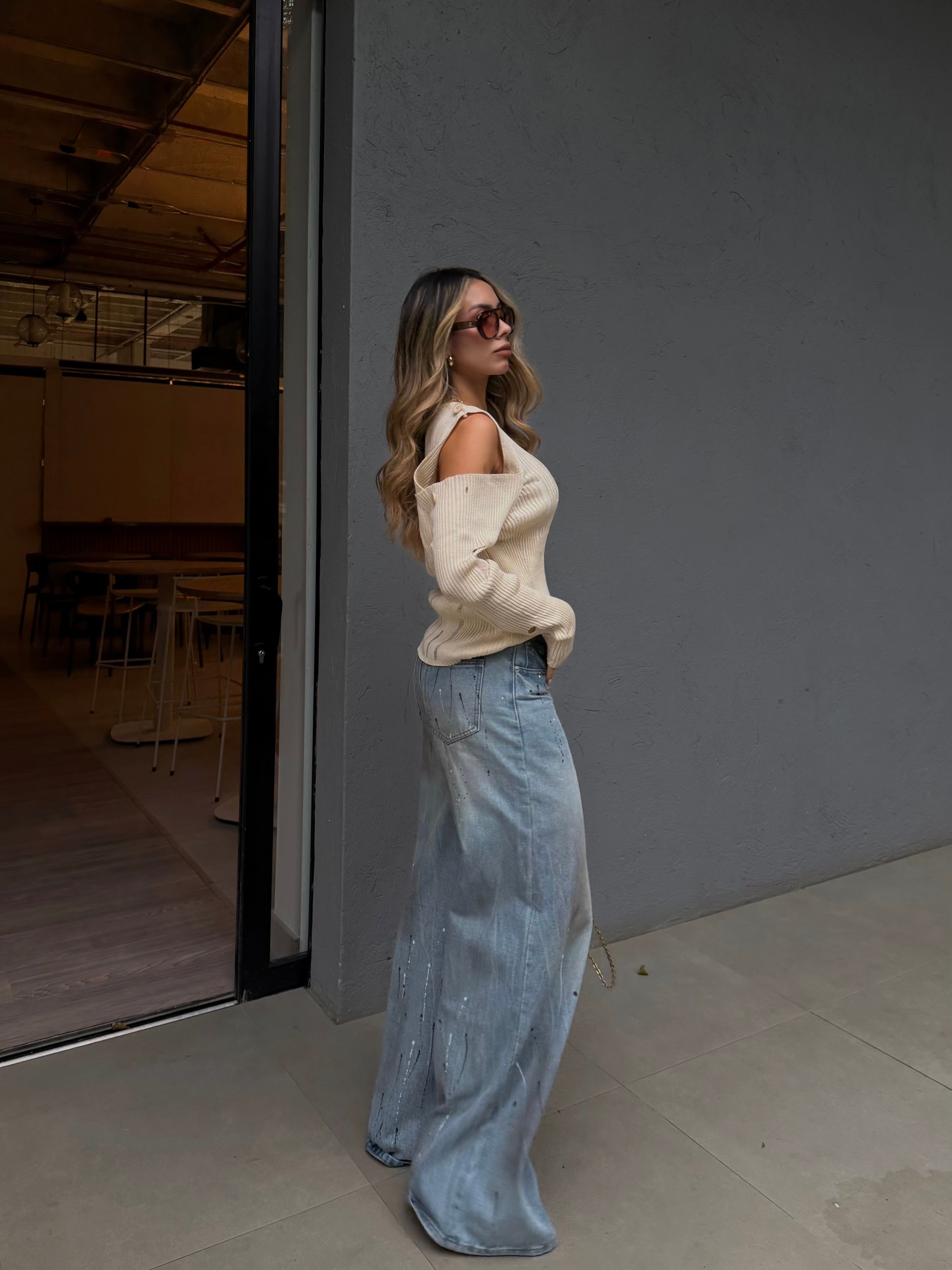 PANTALON WIDE LEG 13512