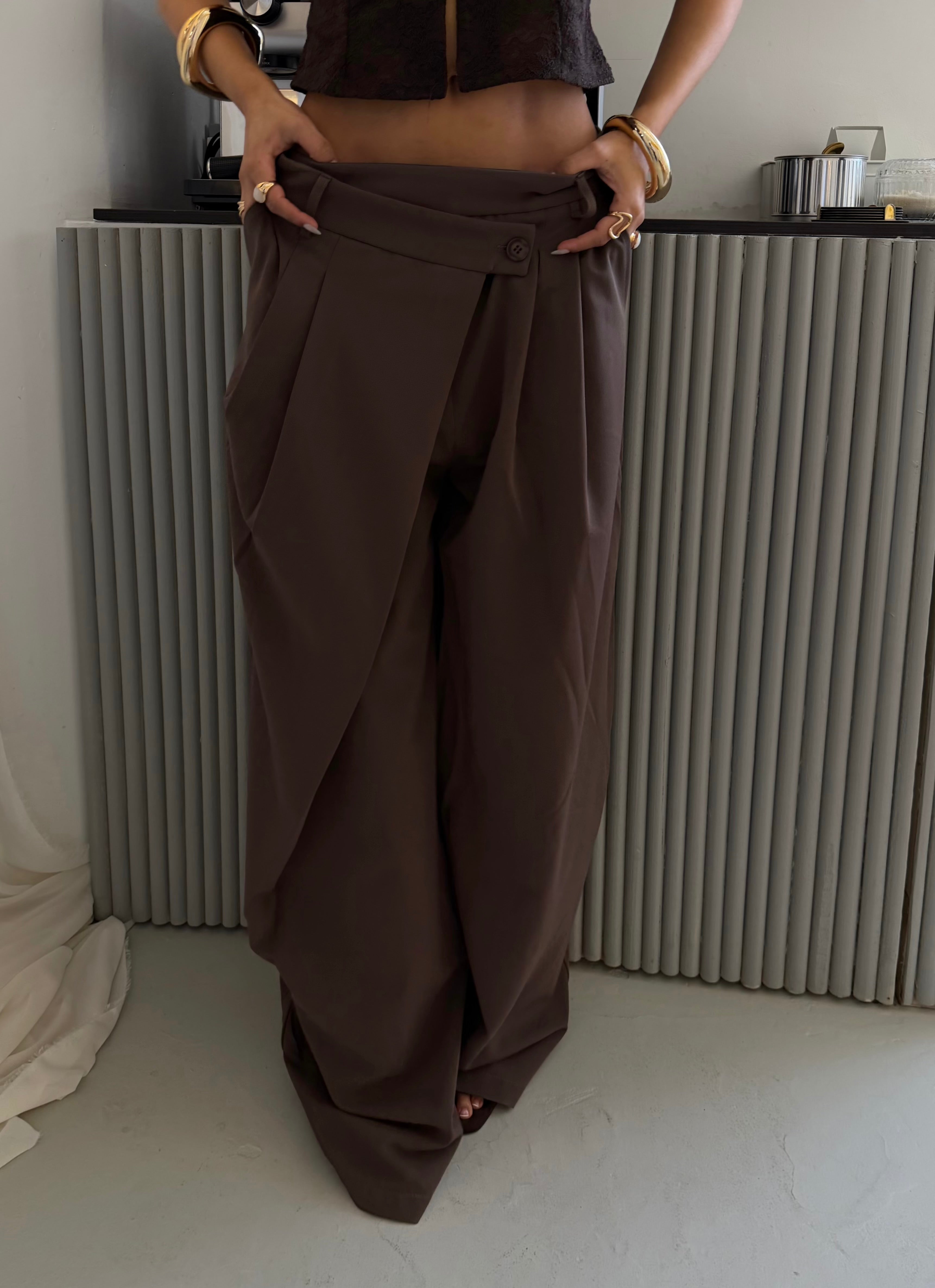 PANTALON CAFE 1347