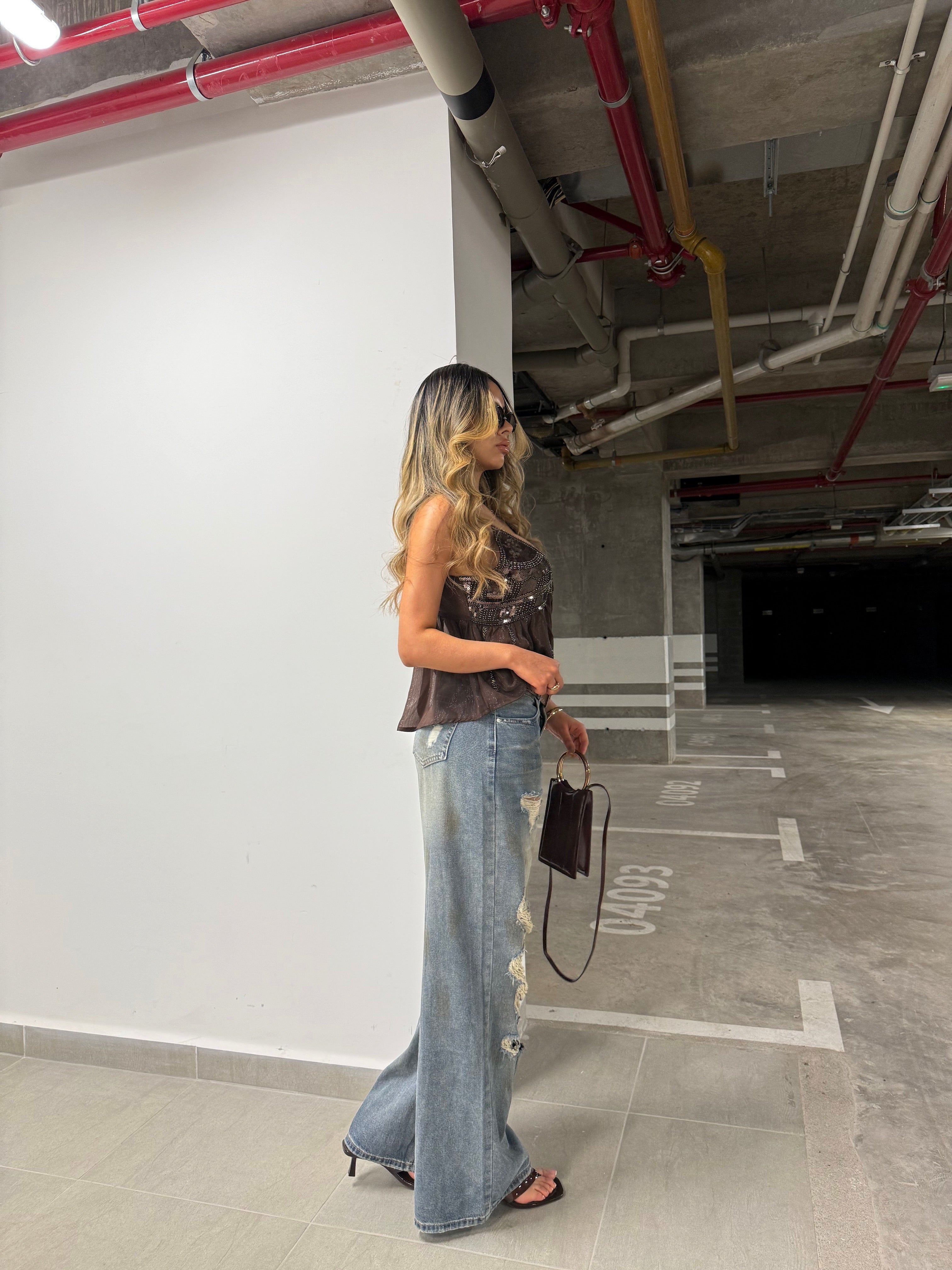 PANTALON CINTURÓN WIDE LED 11133