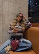 SUETER HOT FASHION VINOTINTO