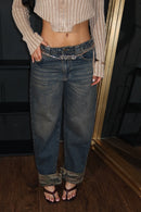 PANTALON CROP BARREL 4413