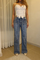 PANTALON WIDE LEG FULL LENGTH KATE 960