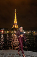 LEGGINGS VINO TINTO 7916