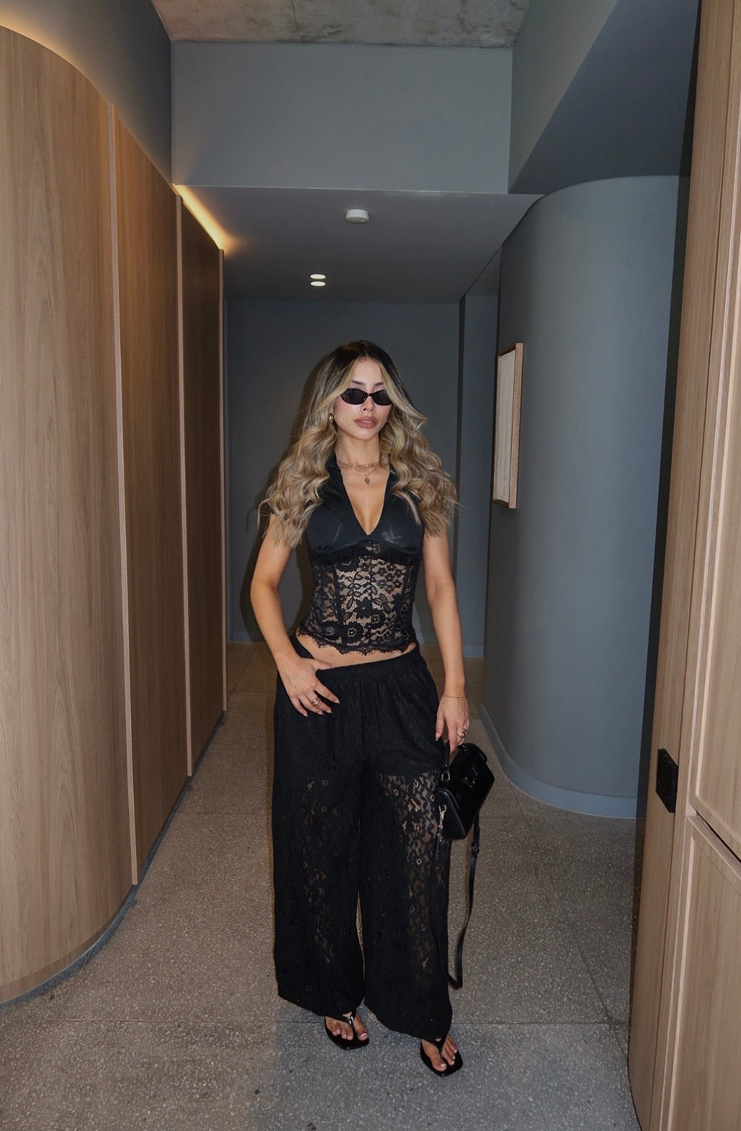 BLUSA CORPIÑO 26315 NEGRA
