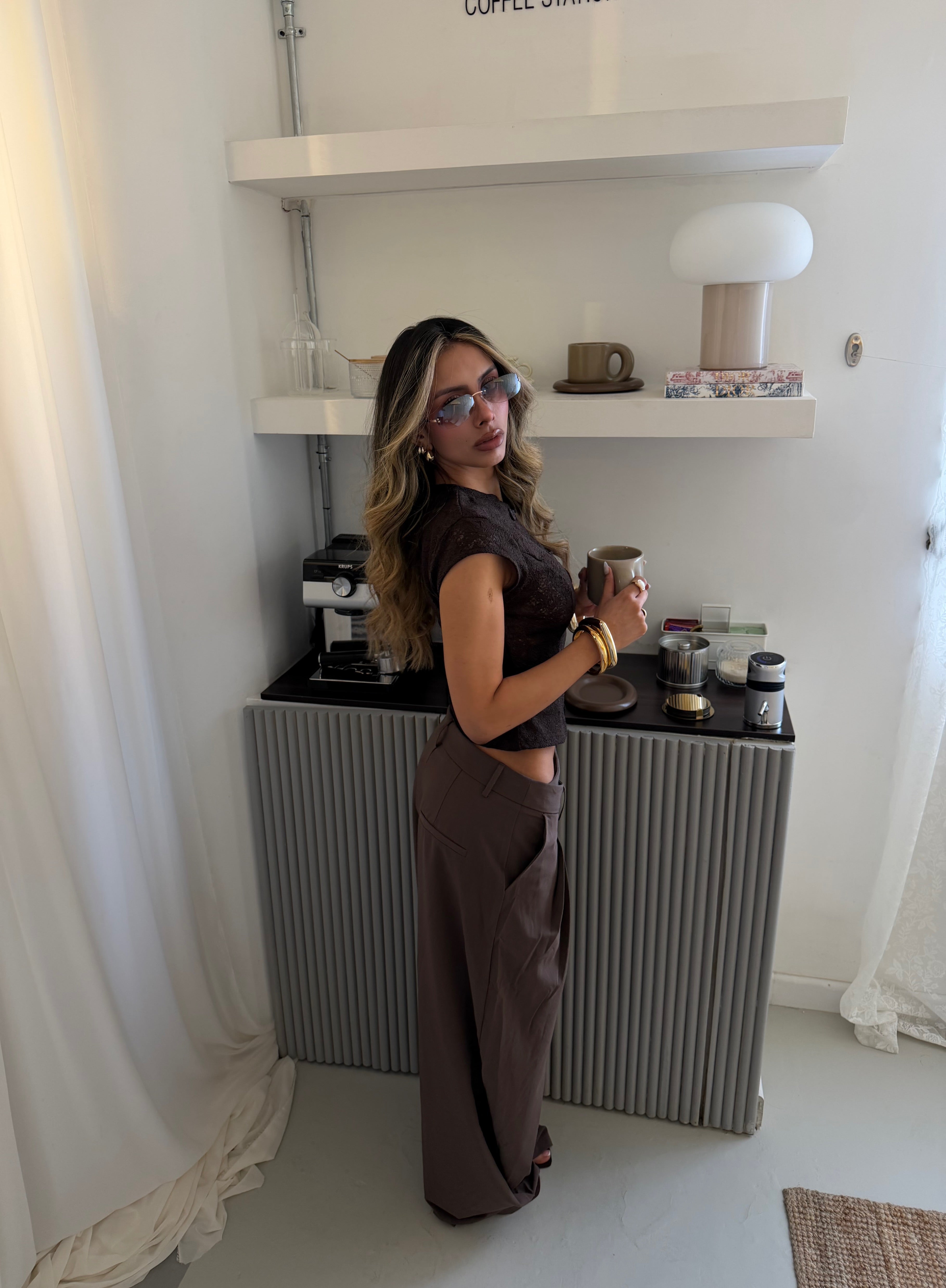 PANTALON CAFE 1347