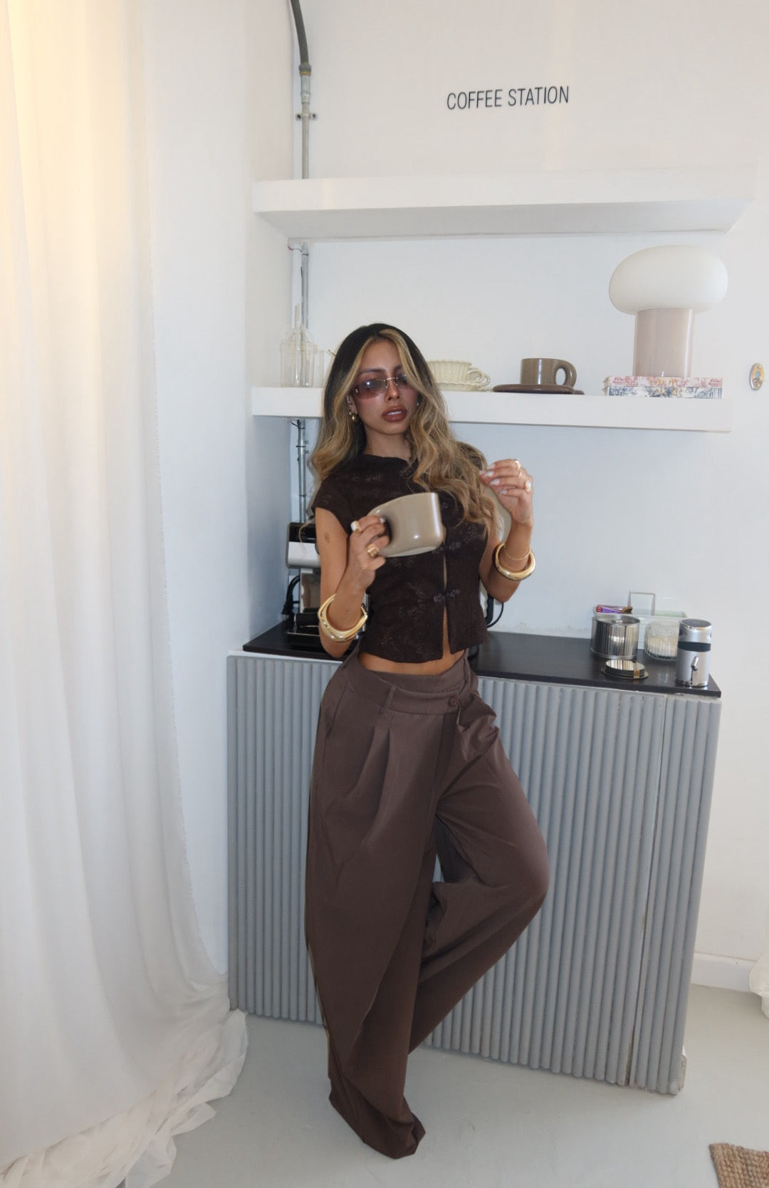 PANTALON CAFE 1347
