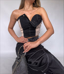 BUSTIER ASIMETRICO