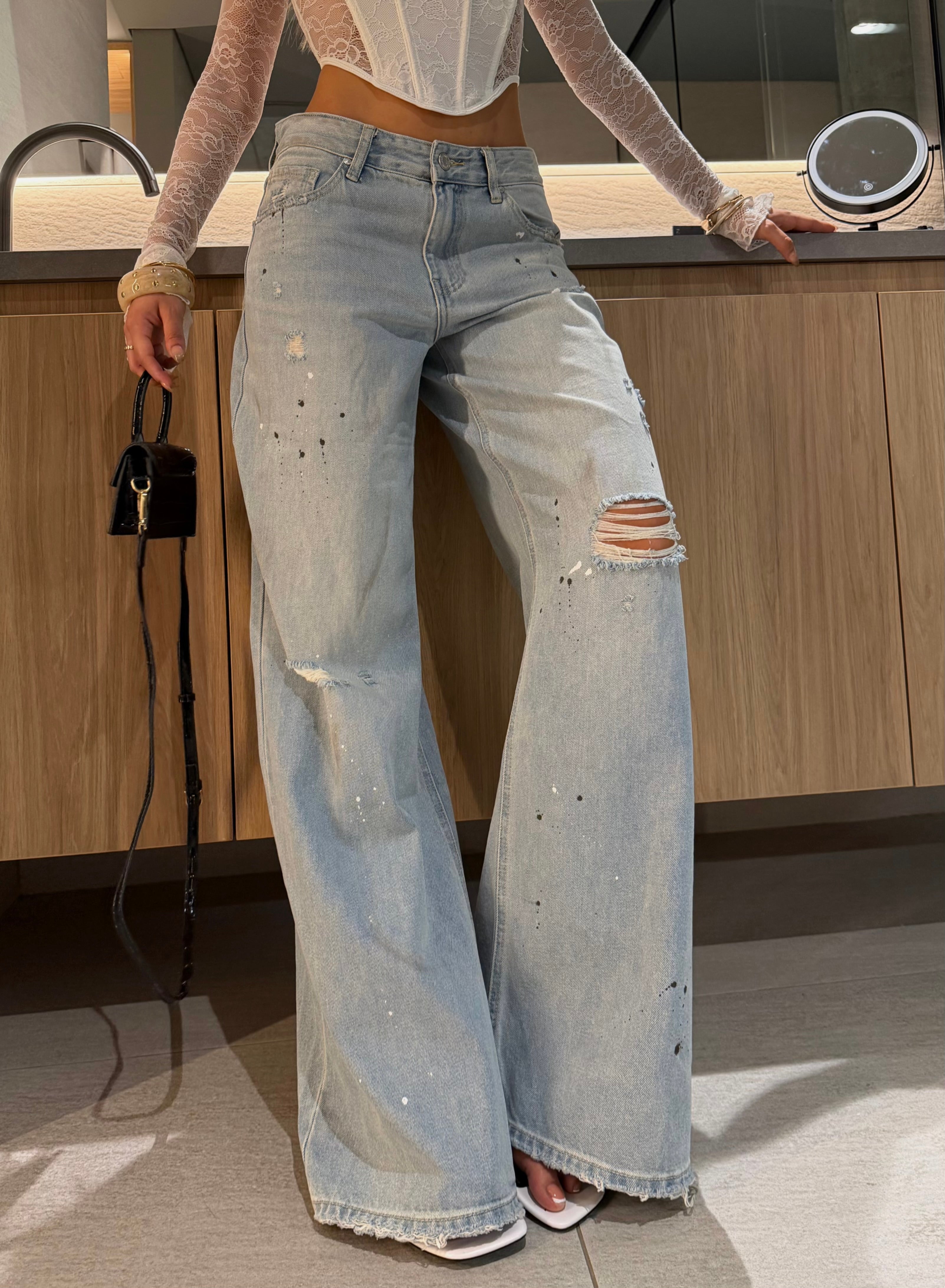 PANTALON WIDE LEG 3922