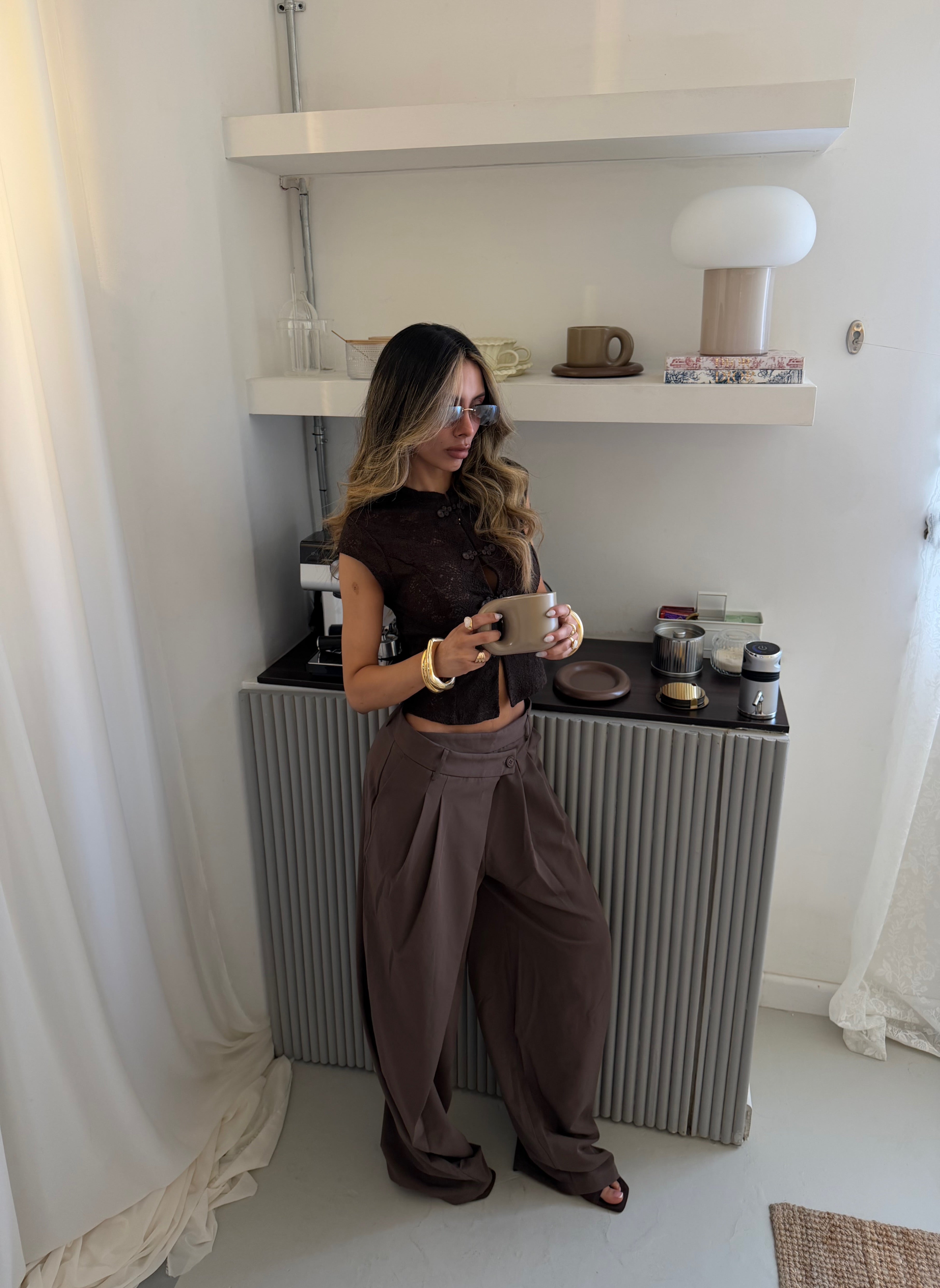 PANTALON CAFE 1347