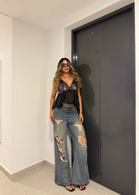 PANTALON CINTURÓN WIDE LED 11133