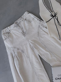PANTALON BAGGY AMERICAN GRIS
