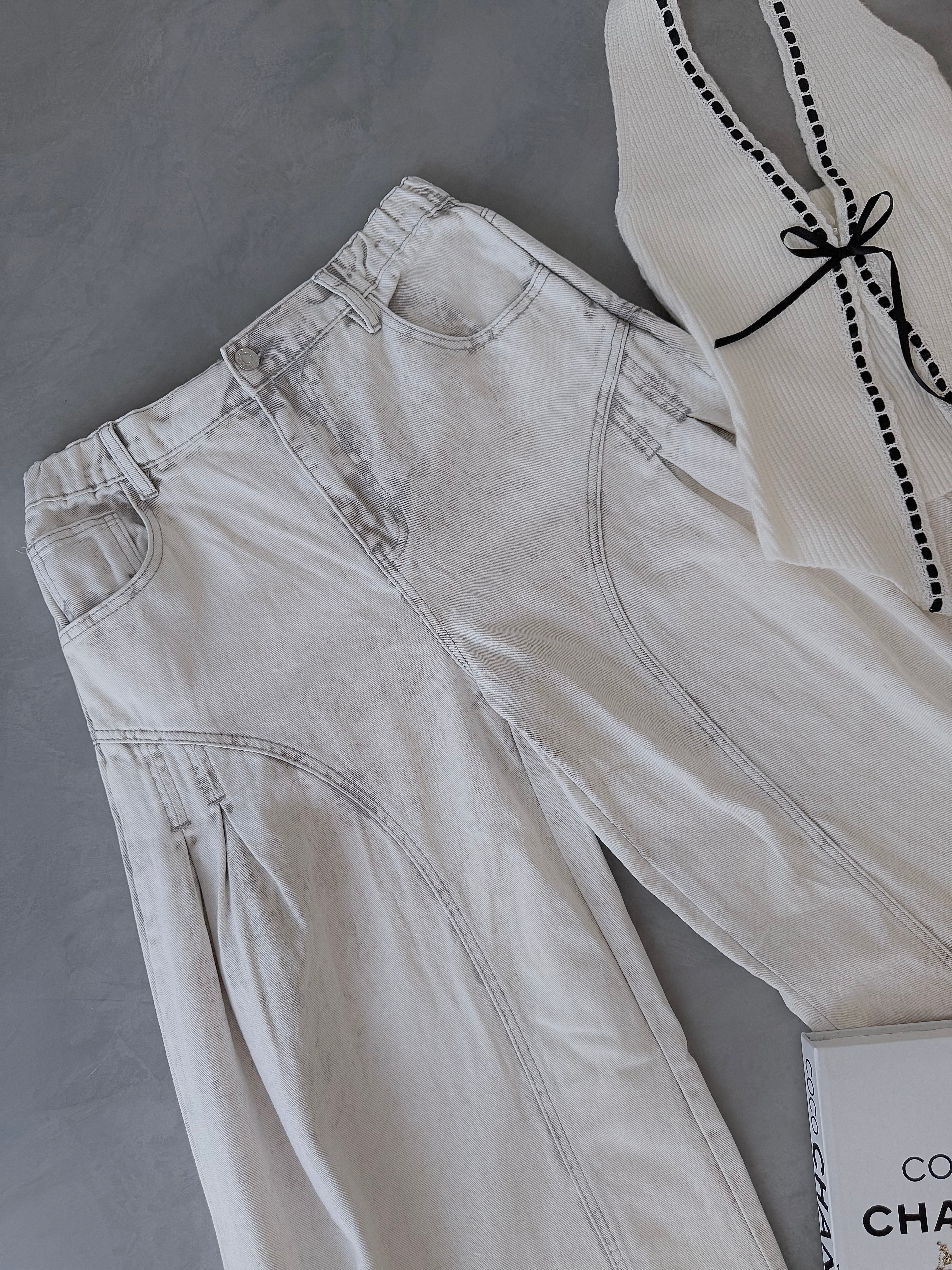 PANTALON BAGGY AMERICAN GRIS