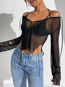 BLUSA MALLA JU TIRAS