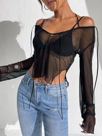 BLUSA MALLA JU TIRAS