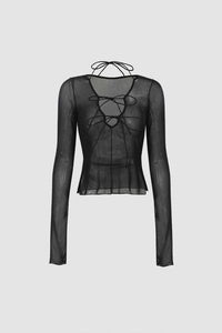 BLUSA MALLA JU TIRAS