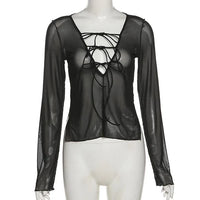 BLUSA MALLA JU TIRAS