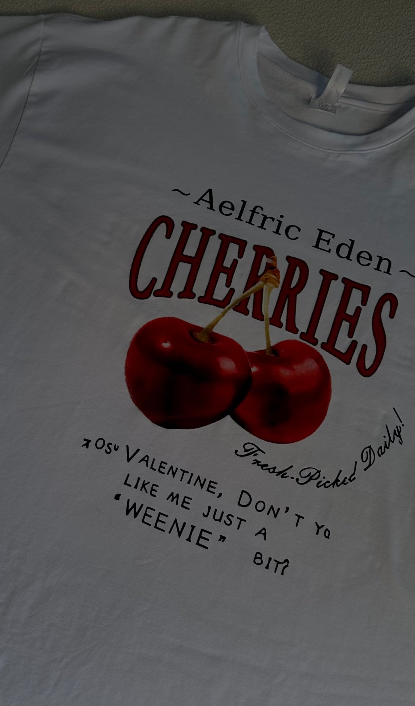 CAMISA OVERSIZE CHERRIES