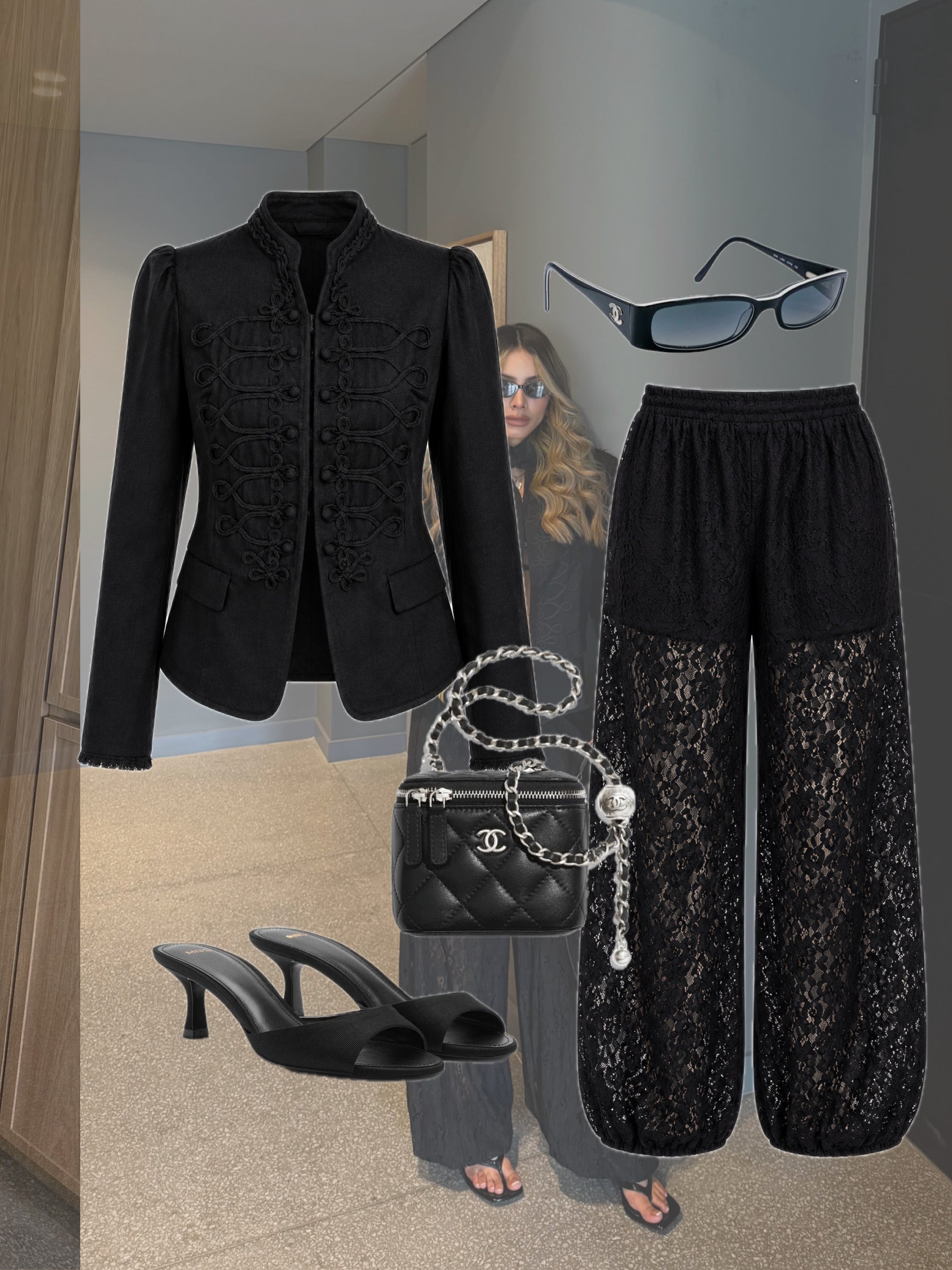 PANTALON LUCCE NEGRO 7182