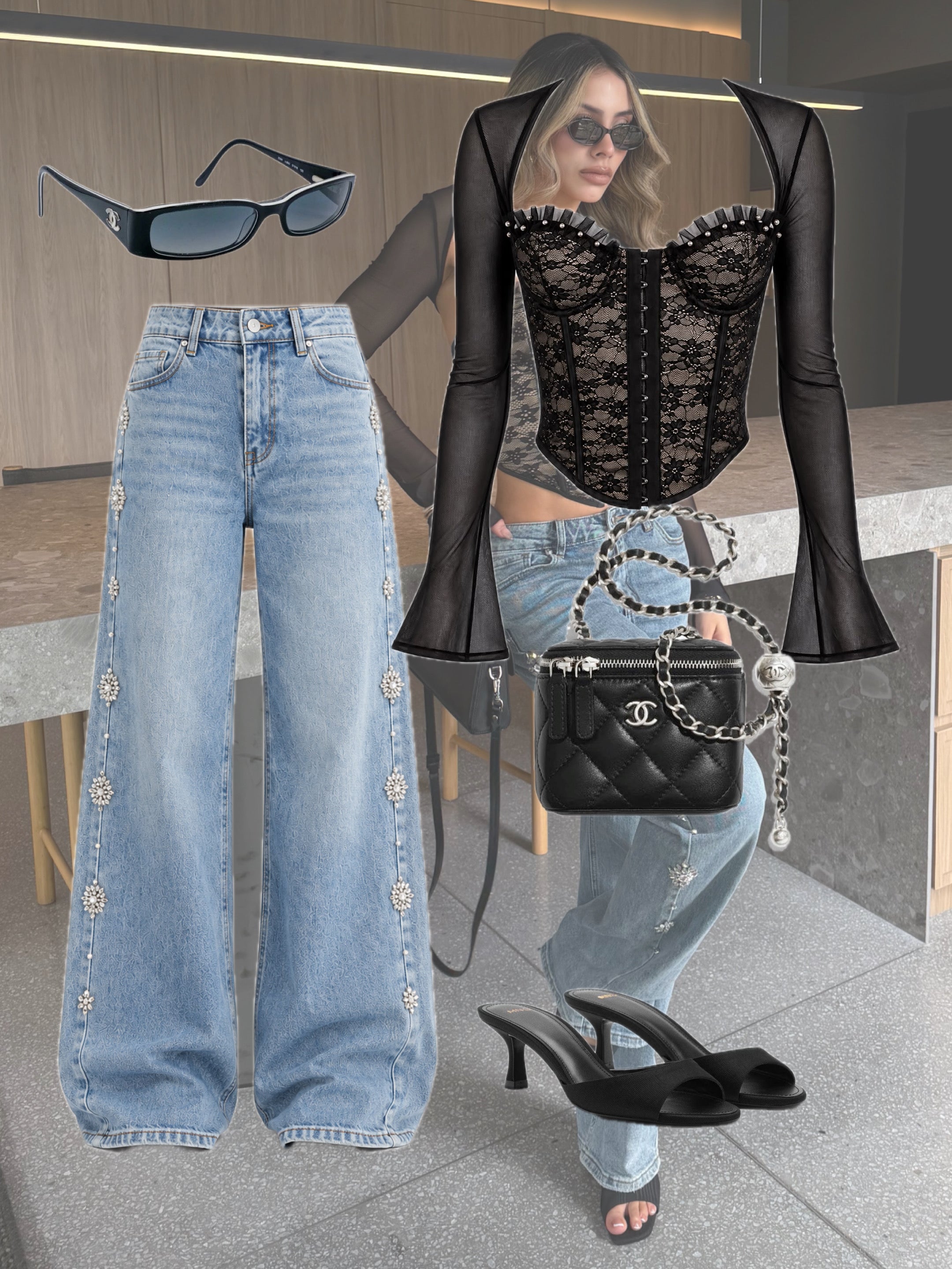 CORSET TW NEGRO 1859