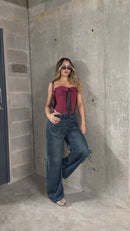 PANTALON WIDE LEG ND 006