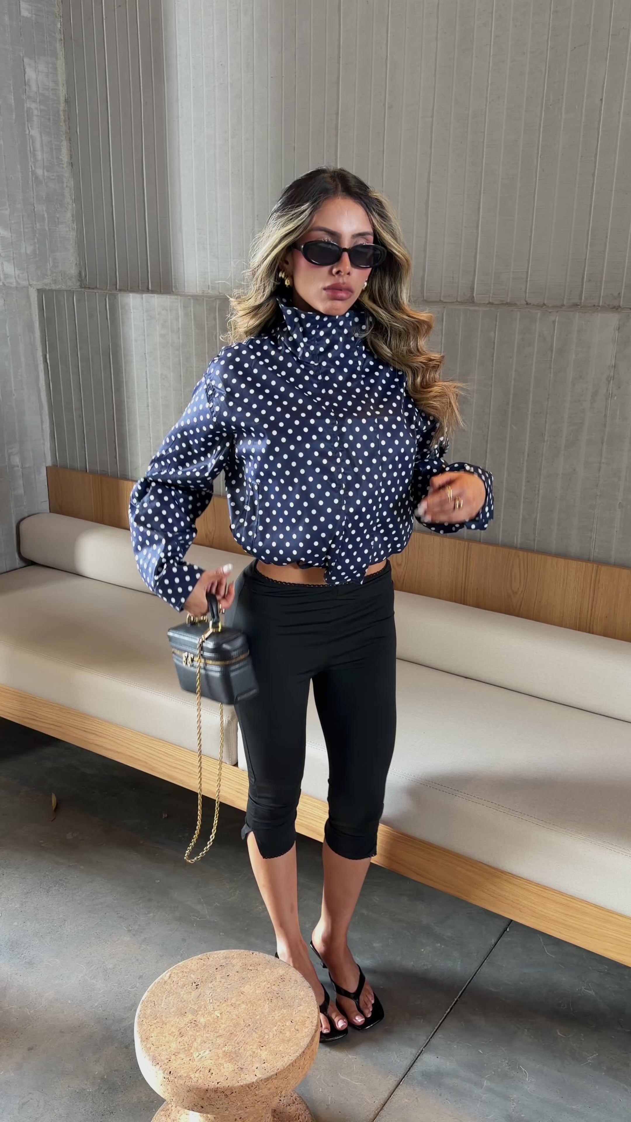 CHAQUETA POLKA DOTS KY 02