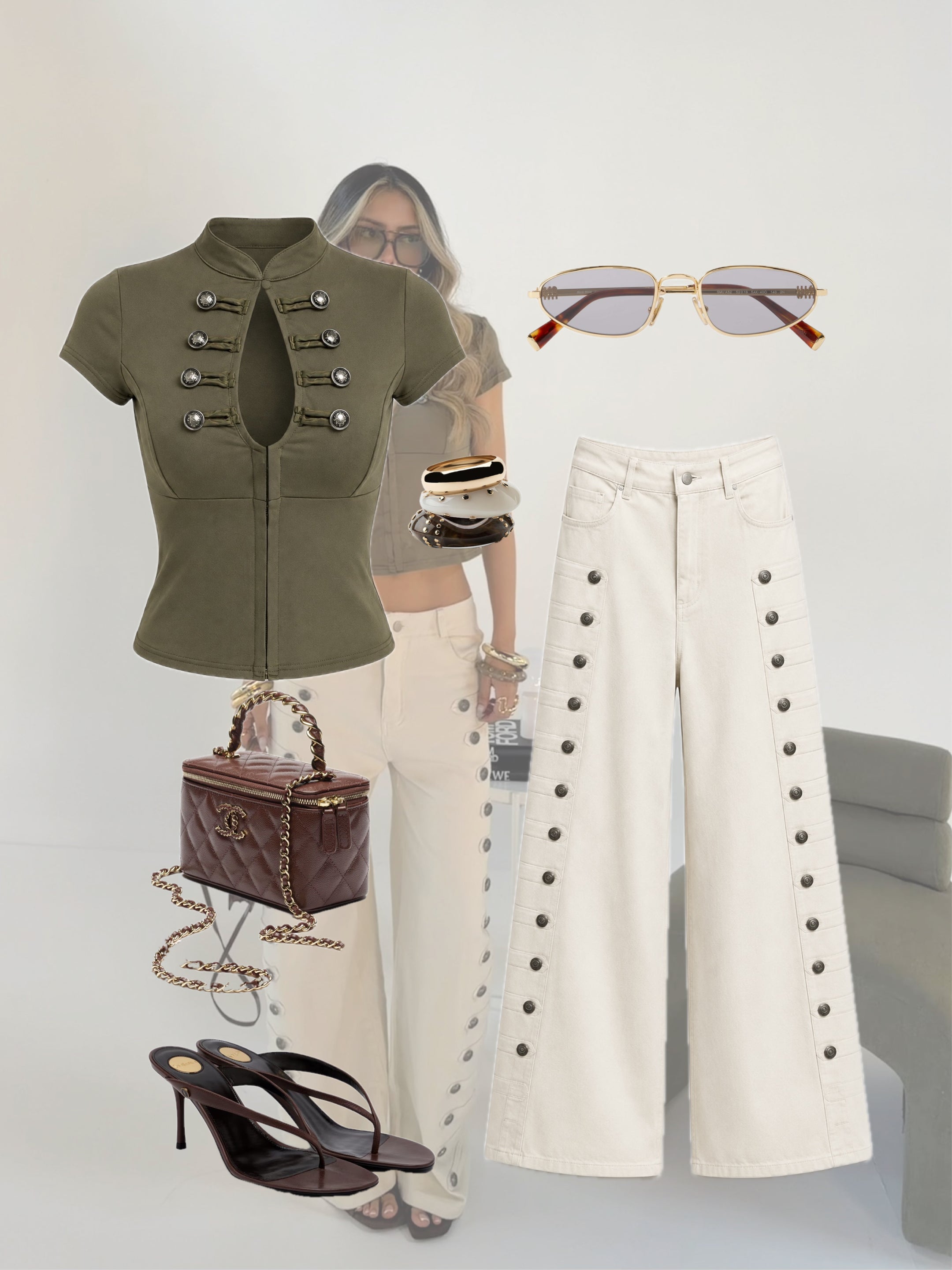PANTALON NAPOLEON BLANCO 22852