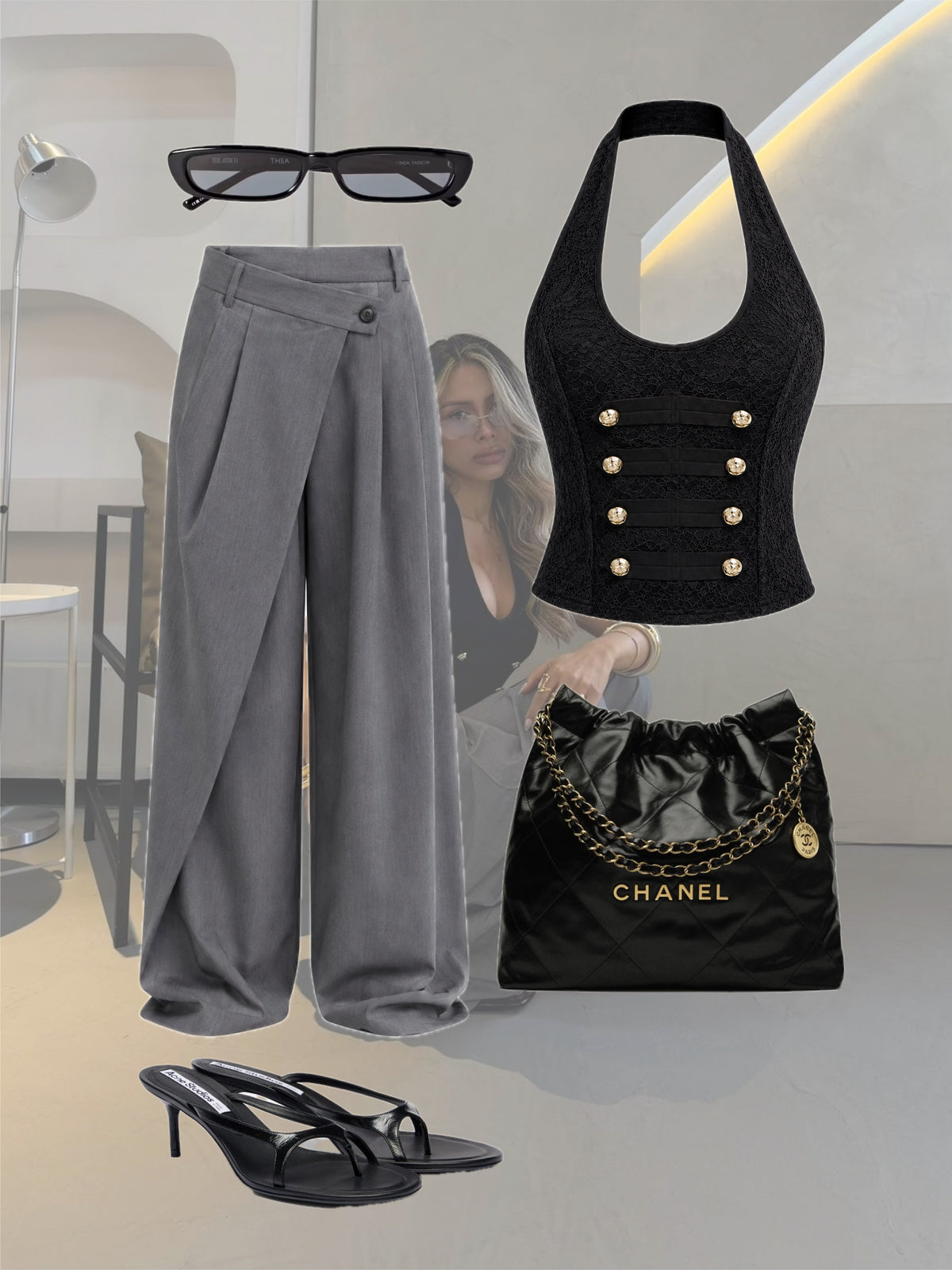 BLUSA CORSET NAPOLEON NEGRA 26510